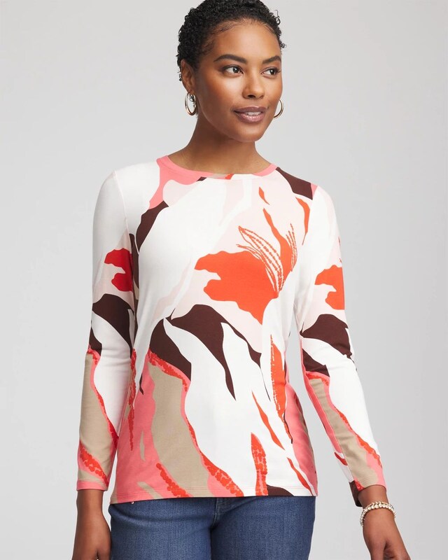Tropical Touch of Cool Layering Tee - image 1